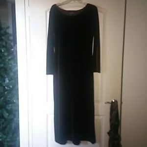 $ FIRM. Chocolate Velvet Maxi Dress